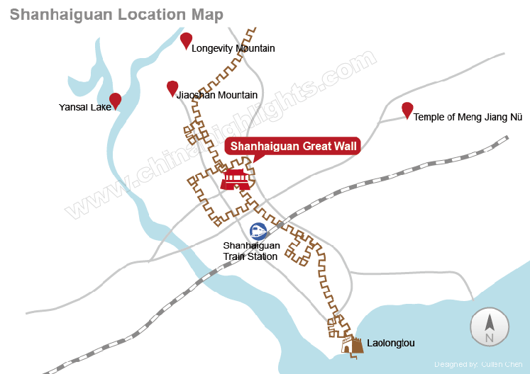 shanhaiguan location map
