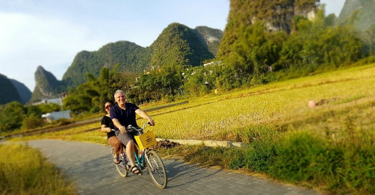 giro in bici a  Yangshuo