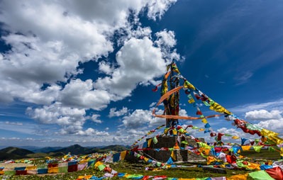 Bandiere di preghiera tibetane
