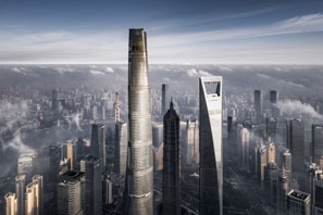 Shanghai Tower - Il grattacielo più alto della Cina (con ben 632 metri di altezza)